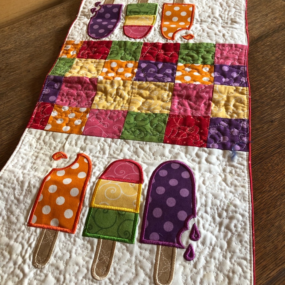 Ice Cream Summer Table Runner